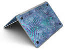 Blue and Purple Watercolor Zebra Pattern - MacBook Air Skin Kit
