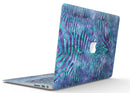 Blue and Purple Watercolor Zebra Pattern - MacBook Air Skin Kit