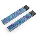 Blue and Purple Watercolor Zebra Pattern - Premium Decal Protective Skin-Wrap Sticker compatible with the Juul Labs vaping device