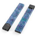 Blue and Purple Watercolor Zebra Pattern - Premium Decal Protective Skin-Wrap Sticker compatible with the Juul Labs vaping device