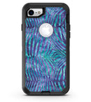 Blue and Purple Watercolor Zebra Pattern - iPhone 7 or 8 OtterBox Case & Skin Kits