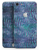Blue and Purple Watercolor Zebra Pattern - Skin-kit for the iPhone 8 or 8 Plus