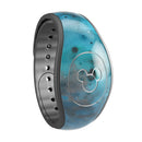 Blue and Teal Painted Universe - Decal Skin Wrap Kit for the Disney Magic Band