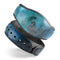 Blue and Teal Painted Universe - Decal Skin Wrap Kit for the Disney Magic Band