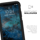 Blue and Teal Painted Universe - Skin Kit for the iPhone OtterBox Cases