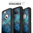 Blue and Teal Painted Universe - Skin Kit for the iPhone OtterBox Cases