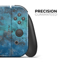 Blue and Teal Painted Universe // Skin Decal Wrap Kit for Nintendo Switch Console & Dock, Joy-Cons, Pro Controller, Lite, 3DS XL, 2DS XL, DSi, or Wii - Vinyl Skin Wrap for Nintendo Switch 2, OLED, Lite, Pro Controller, Wii & Classic Handhelds