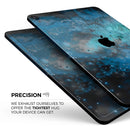 Blue and Teal Painted Universe - Full Body Skin Decal for the Apple iPad Pro 12.9", 11", 10.5", 9.7", Air or Mini (All Models Available)