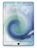 Blue and Teal Watercolor Swirl - iPad Pro 97 - View 6.jpg