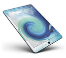 Blue and Teal Watercolor Swirl - iPad Pro 97 - View 7.jpg
