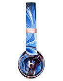 Blue and White Blended Paint Full-Body Skin Kit for the Beats by Dre Solo 3 Wireless Headphones