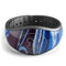 Blue and White Blended Paint - Decal Skin Wrap Kit for the Disney Magic Band
