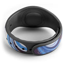 Blue and White Blended Paint - Decal Skin Wrap Kit for the Disney Magic Band