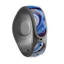 Blue and White Blended Paint - Decal Skin Wrap Kit for the Disney Magic Band
