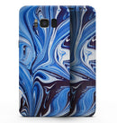 Blue and White Blended Paint - Samsung Galaxy S8 Full-Body Skin Kit