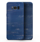 Blue and White Chipped Paint - Samsung Galaxy S8 Full-Body Skin Kit