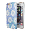 Blue and White Watercolor Flower Print Pattern iPhone 6/6s or 6/6s Plus 2-Piece Hybrid INK-Fuzed Case