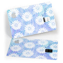 Blue and White Watercolor Flower Print Pattern - Premium Protective Decal Skin-Kit for the Apple Credit Card