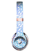 Blue and White Watercolor Leaves Pattern Full-Body Skin Kit for the Beats by Dre Solo 3 Wireless Headphones
