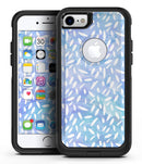 Blue and White Watercolor Leaves Pattern - iPhone 7 or 8 OtterBox Case & Skin Kits