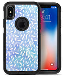 Blue and White Watercolor Leaves Pattern - iPhone X OtterBox Case & Skin Kits