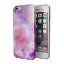 Blue to Purps Absorbed Watercolor Texture iPhone 6/6s or 6/6s Plus 2-Piece Hybrid INK-Fuzed Case