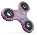 Blue to Purps Absorbed Watercolor Texture Full-Body Fidget Spinner Skin-Kit
