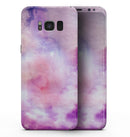 Blue to Purps Absorbed Watercolor Texture - Samsung Galaxy S8 Full-Body Skin Kit