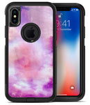 Blue to Purps Absorbed Watercolor Texture - iPhone X OtterBox Case & Skin Kits