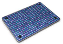Blue with Purple and Aqua Strokes Pattern - MacBook Air Skin Kit