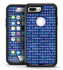 Blue with Purple and Aqua Strokes Pattern - iPhone 7 Plus/8 Plus OtterBox Case & Skin Kits
