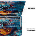Blurred Abstract Flow V12 - Skin Decal Wrap Kit Compatible with the Apple MacBook Pro, Pro with Touch Bar or Air (11", 12", 13", 15" & 16" - All Versions Available)