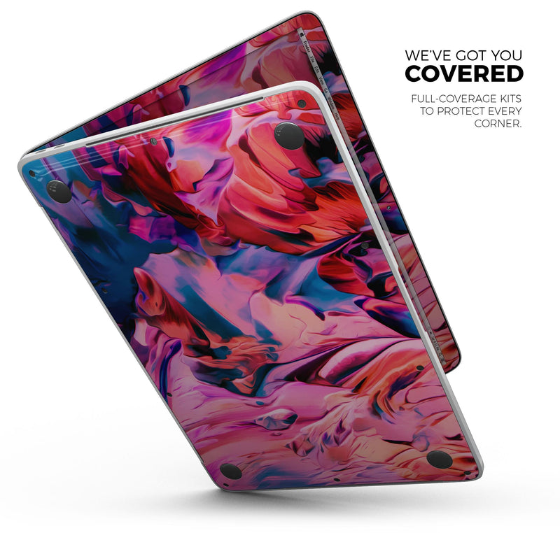 Blurred Abstract Flow V16 - Skin Decal Wrap Kit Compatible with the Apple MacBook Pro, Pro with Touch Bar or Air (11", 12", 13", 15" & 16" - All Versions Available)