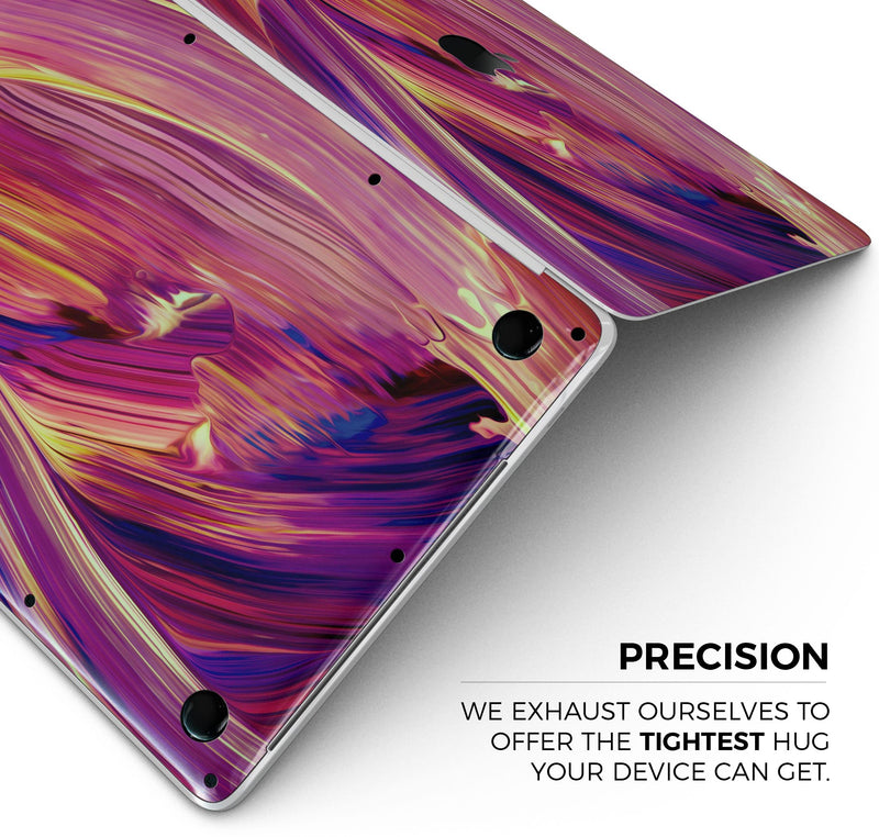 Blurred Abstract Flow V17 - Skin Decal Wrap Kit Compatible with the Apple MacBook Pro, Pro with Touch Bar or Air (11", 12", 13", 15" & 16" - All Versions Available)