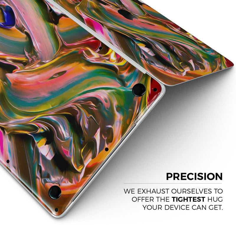 Blurred Abstract Flow V18 - Skin Decal Wrap Kit Compatible with the Apple MacBook Pro, Pro with Touch Bar or Air (11", 12", 13", 15" & 16" - All Versions Available)