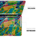 Blurred Abstract Flow V25 - Skin Decal Wrap Kit Compatible with the Apple MacBook Pro, Pro with Touch Bar or Air (11", 12", 13", 15" & 16" - All Versions Available)