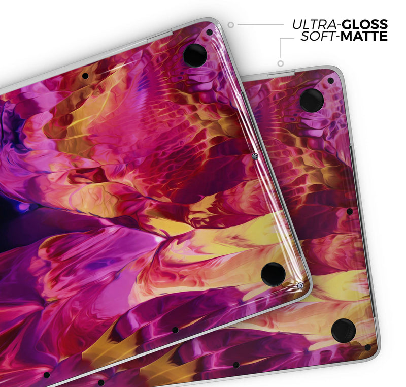 Blurred Abstract Flow V28 - Skin Decal Wrap Kit Compatible with the Apple MacBook Pro, Pro with Touch Bar or Air (11", 12", 13", 15" & 16" - All Versions Available)