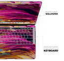 Blurred Abstract Flow V30 - Skin Decal Wrap Kit Compatible with the Apple MacBook Pro, Pro with Touch Bar or Air (11", 12", 13", 15" & 16" - All Versions Available)