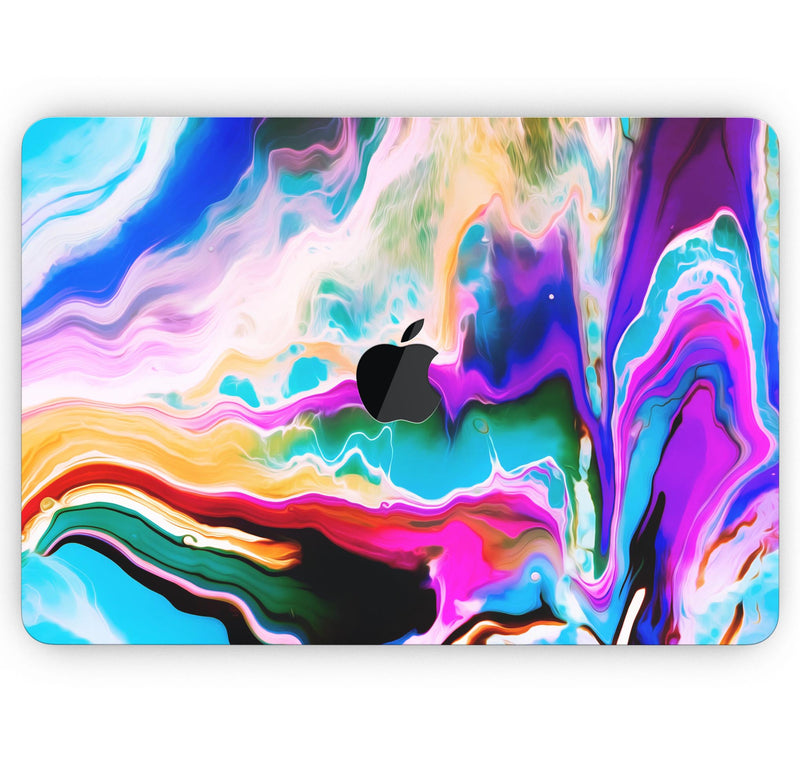 Blurred Abstract Flow V33 - Skin Decal Wrap Kit Compatible with the Apple MacBook Pro, Pro with Touch Bar or Air (11", 12", 13", 15" & 16" - All Versions Available)
