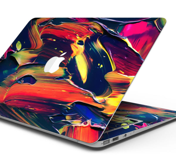 Blurred Abstract Flow V38 - Skin Decal Wrap Kit Compatible with the Apple MacBook Pro, Pro with Touch Bar or Air (11", 12", 13", 15" & 16" - All Versions Available)