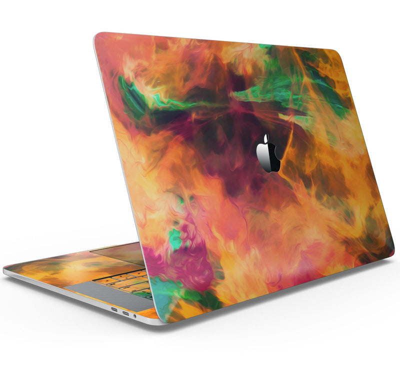 Blurred Abstract Flow V41 - Skin Decal Wrap Kit Compatible with the Apple MacBook Pro, Pro with Touch Bar or Air (11", 12", 13", 15" & 16" - All Versions Available)