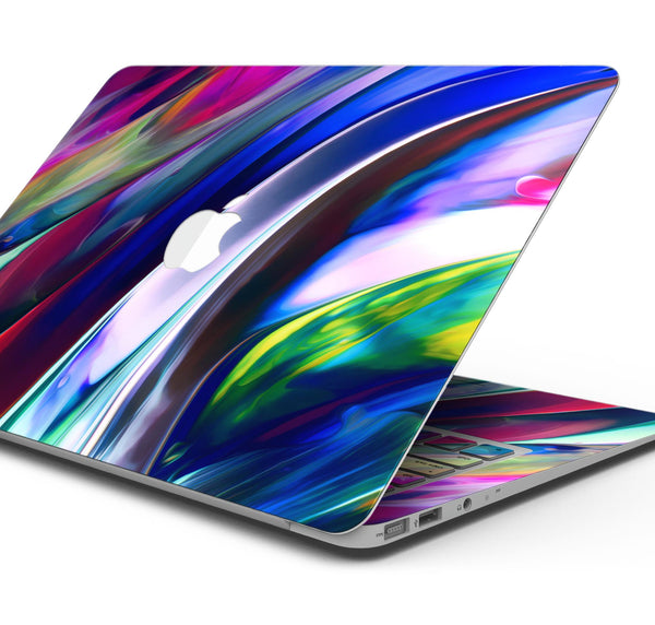 Blurred Abstract Flow V42 - Skin Decal Wrap Kit Compatible with the Apple MacBook Pro, Pro with Touch Bar or Air (11", 12", 13", 15" & 16" - All Versions Available)