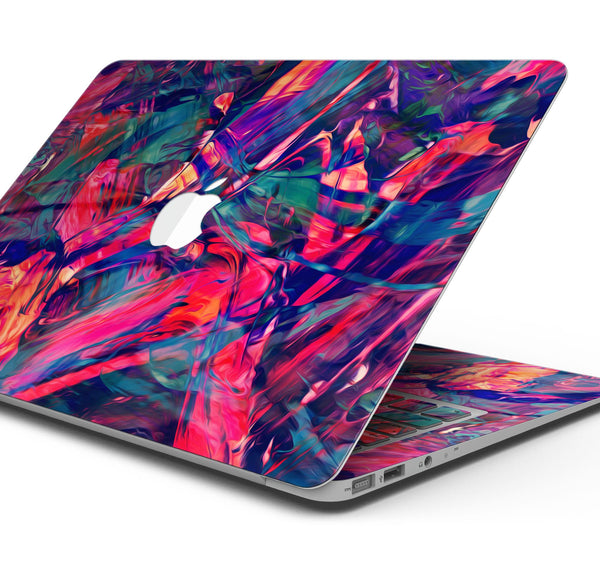Blurred Abstract Flow V44 - Skin Decal Wrap Kit Compatible with the Apple MacBook Pro, Pro with Touch Bar or Air (11", 12", 13", 15" & 16" - All Versions Available)