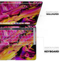 Blurred Abstract Flow V4 - Skin Decal Wrap Kit Compatible with the Apple MacBook Pro, Pro with Touch Bar or Air (11", 12", 13", 15" & 16" - All Versions Available)
