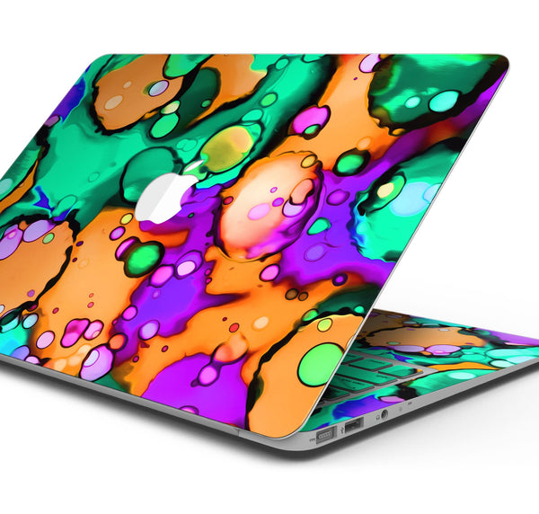 Blurred Abstract Flow V52 - Skin Decal Wrap Kit Compatible with the Apple MacBook Pro, Pro with Touch Bar or Air (11", 12", 13", 15" & 16" - All Versions Available)