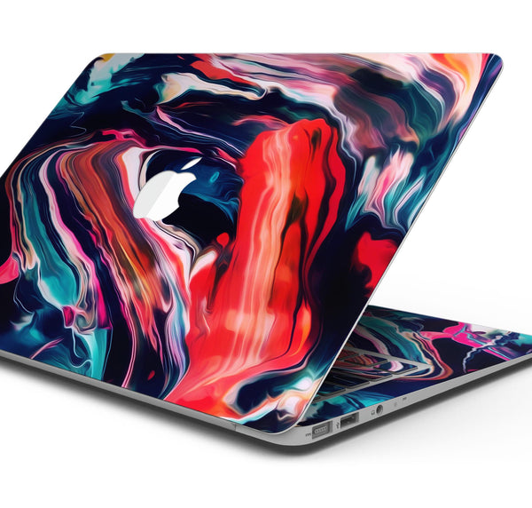 Blurred Abstract Flow V55 - Skin Decal Wrap Kit Compatible with the Apple MacBook Pro, Pro with Touch Bar or Air (11", 12", 13", 15" & 16" - All Versions Available)