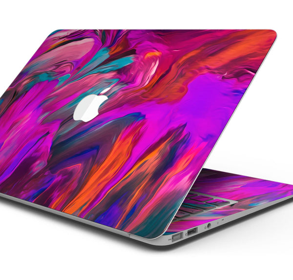 Blurred Abstract Flow V56 - Skin Decal Wrap Kit Compatible with the Apple MacBook Pro, Pro with Touch Bar or Air (11", 12", 13", 15" & 16" - All Versions Available)