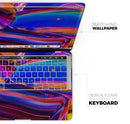 Blurred Abstract Flow V5 - Skin Decal Wrap Kit Compatible with the Apple MacBook Pro, Pro with Touch Bar or Air (11", 12", 13", 15" & 16" - All Versions Available)