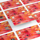 Blurred Abstract Flow V10 - Premium Protective Decal Skin-Kit for the Apple Credit Card