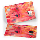 Blurred Abstract Flow V10 - Premium Protective Decal Skin-Kit for the Apple Credit Card